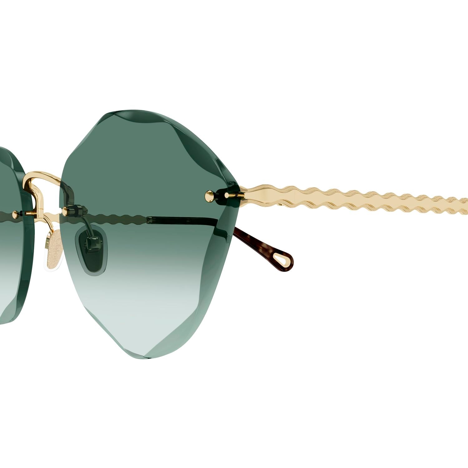 CH0253S Gold metal Sunglasses - Shiny Gold