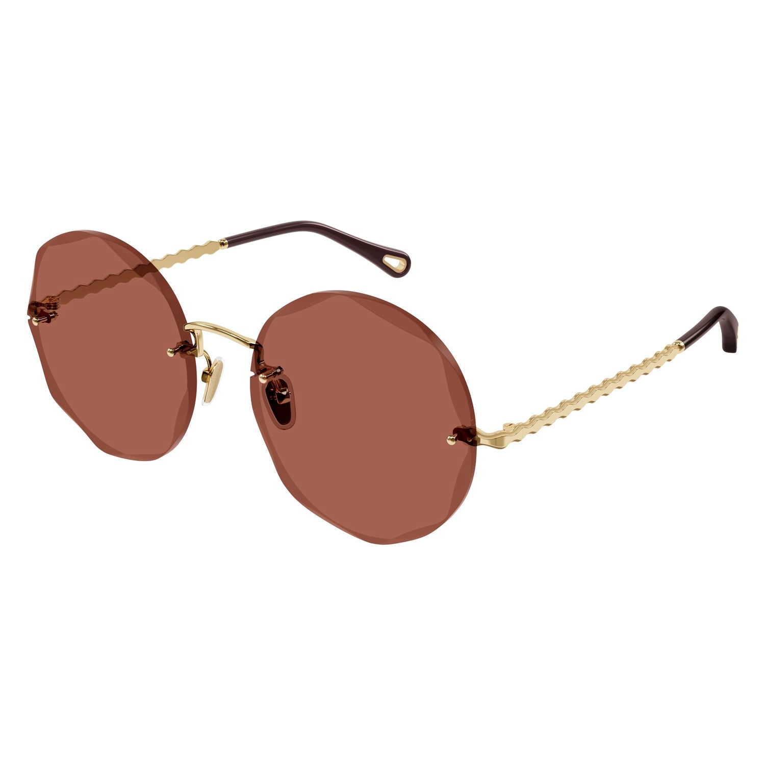 CH0254S Gold metal Sunglasses - Shiny Gold