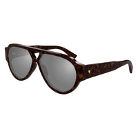 BV1318S Havana recycled acetate Sunglasses - Shiny Havana