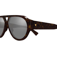 BV1318S Havana recycled acetate Sunglasses - Shiny Havana