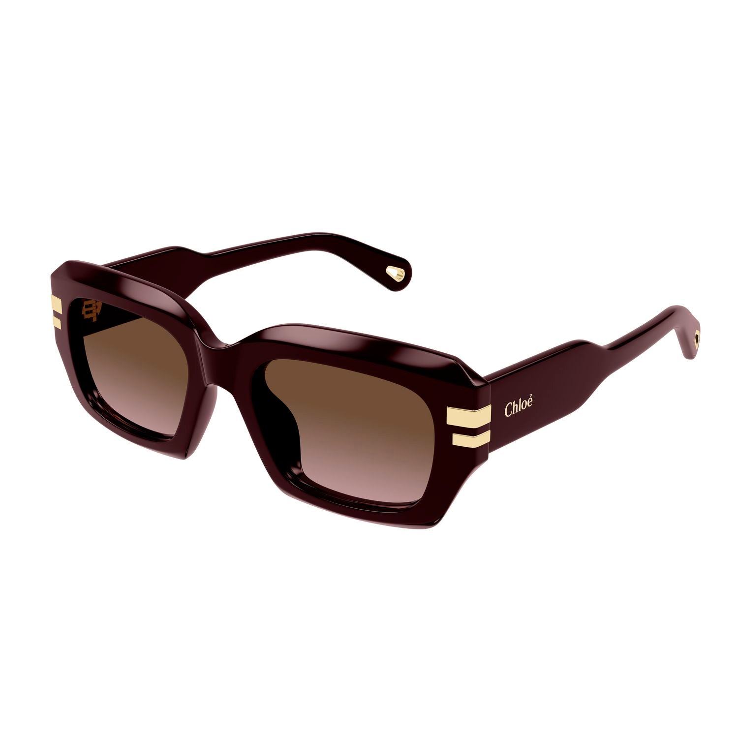 CH0256S Red recycled acetate Sunglasses - Shiny Red