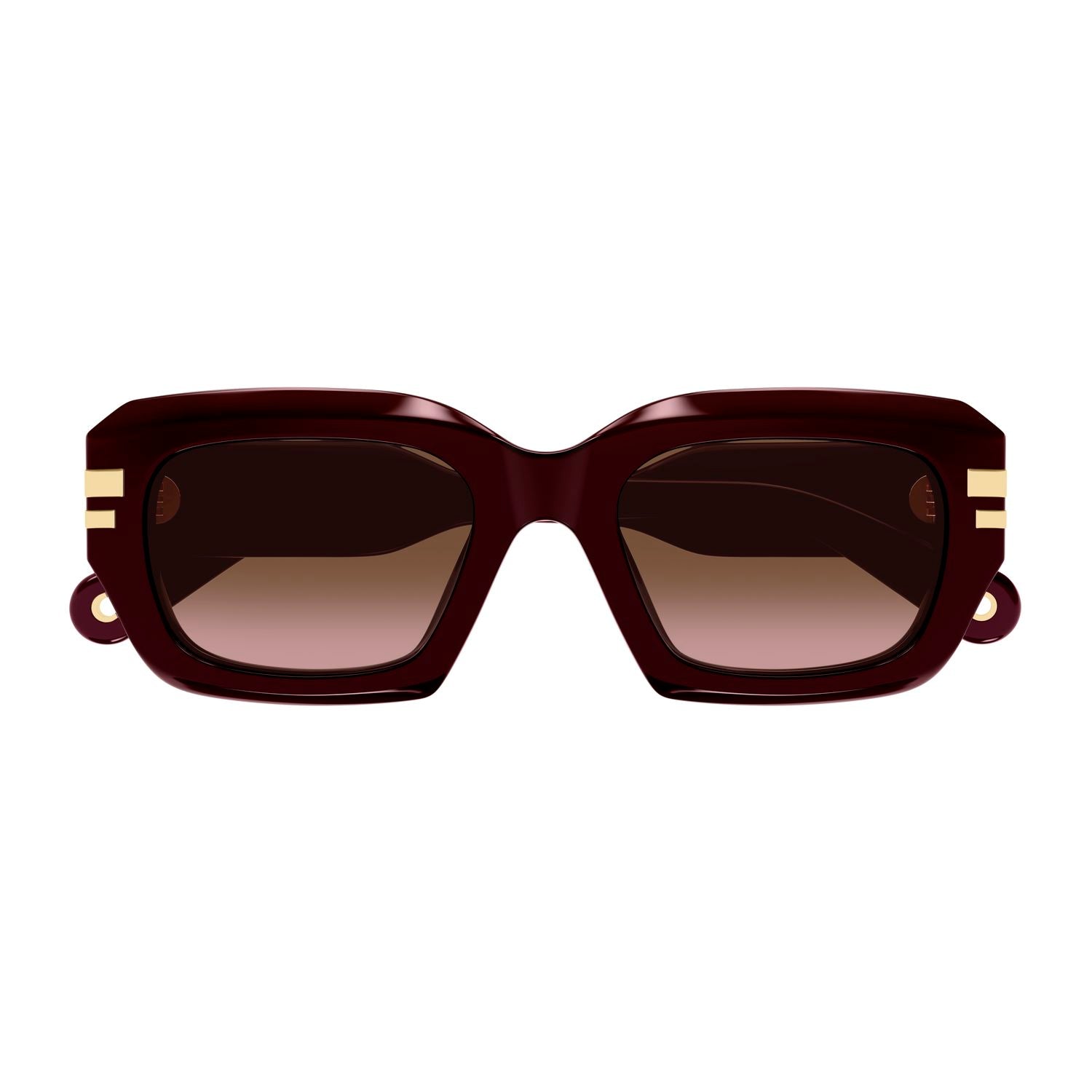 CH0256S Red recycled acetate Sunglasses - Shiny Red