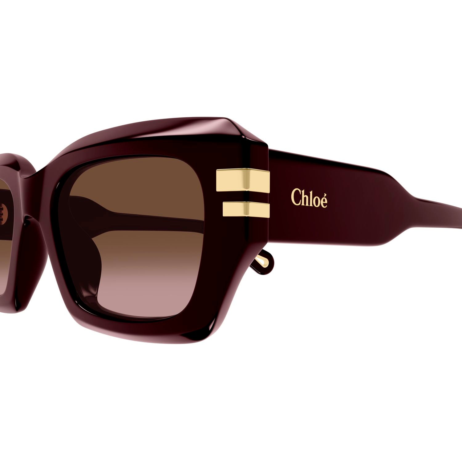 CH0256S Red recycled acetate Sunglasses - Shiny Red