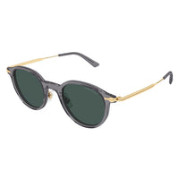 MB0362S Grey recycled acetate Sunglasses - Shiny Transparent Grey