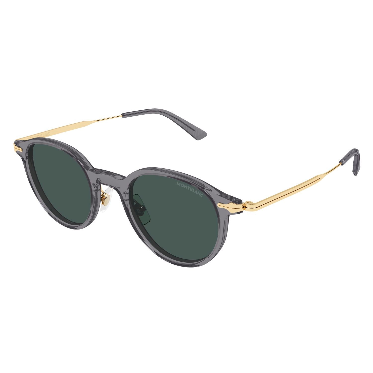MB0362S Grey recycled acetate Sunglasses - Shiny Transparent Grey