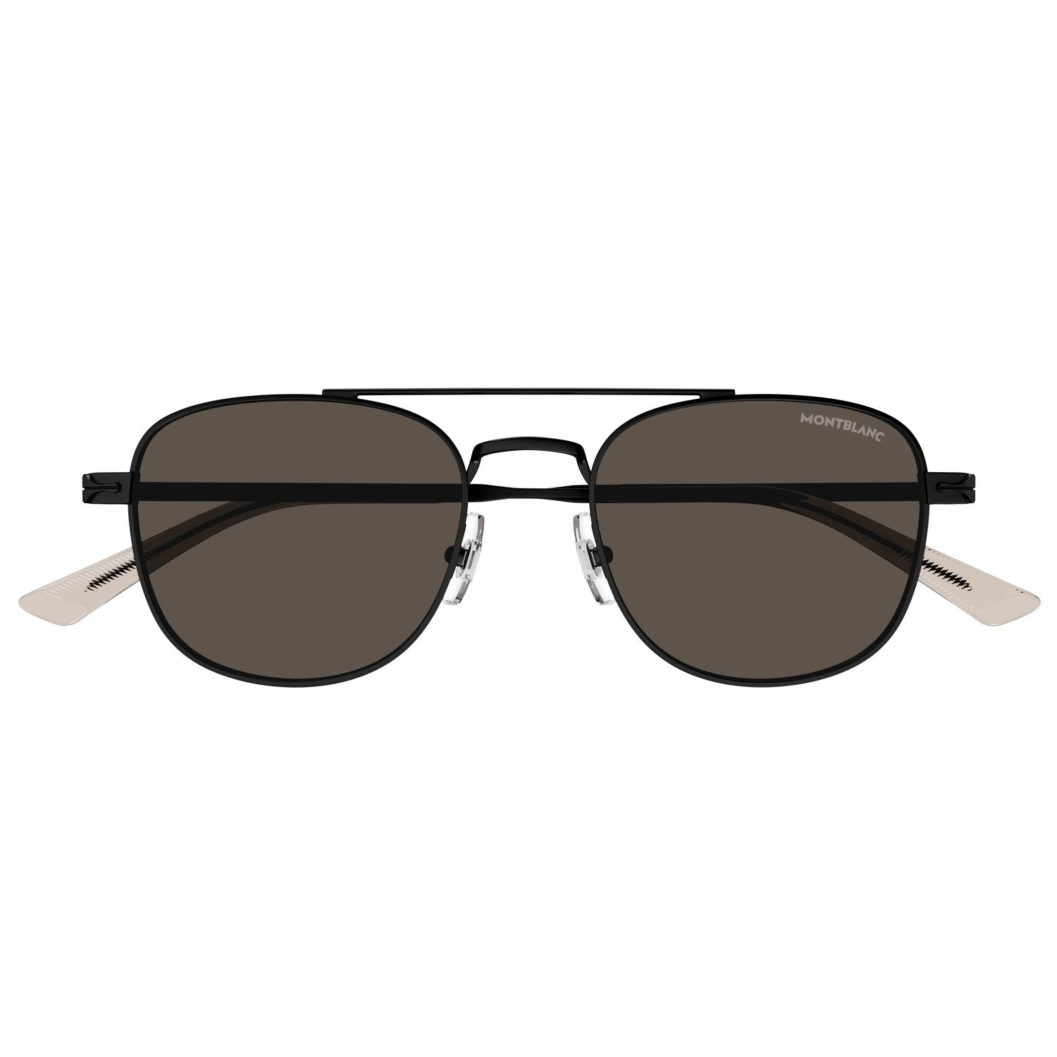 MB0363S Black metal Sunglasses - Semimatte Black