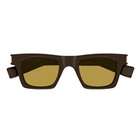 SL 719 Brown recycled acetate Sunglasses - Shiny Brown