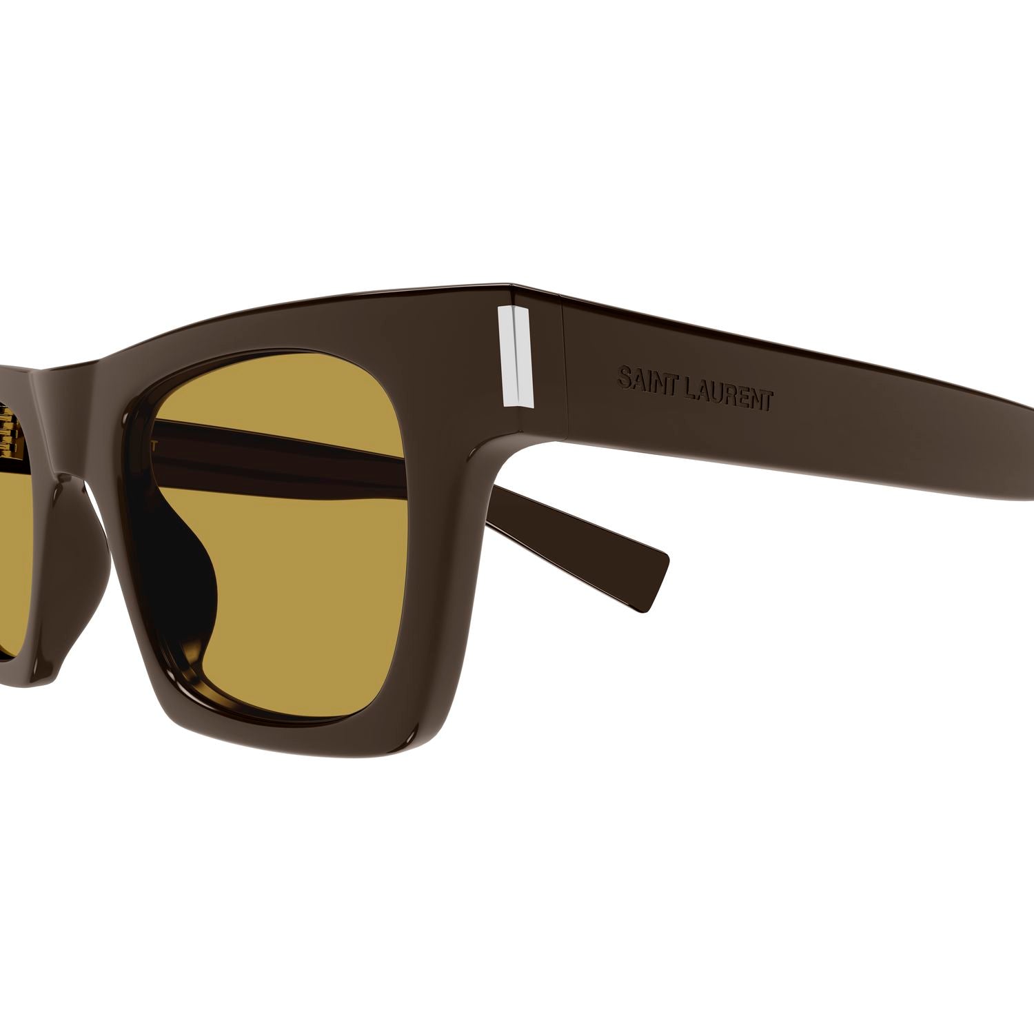 SL 719 Brown recycled acetate Sunglasses - Shiny Brown