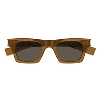 SL 719 Brown recycled acetate Sunglasses - Shiny Transparent Brown