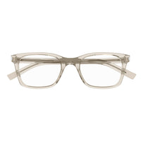 SL 718 Slim Beige recycled acetate Optical Frames - Shiny Transparent Beige