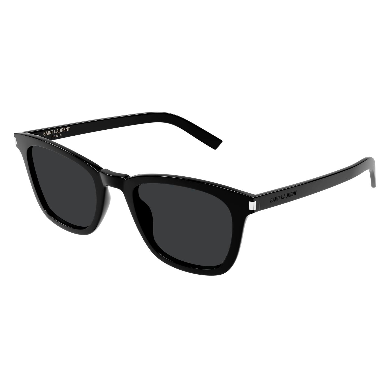 SL 716 Slim Black recycled acetate Sunglasses - Shiny Black