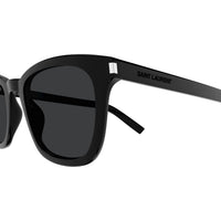 SL 716 Slim Black recycled acetate Sunglasses - Shiny Black
