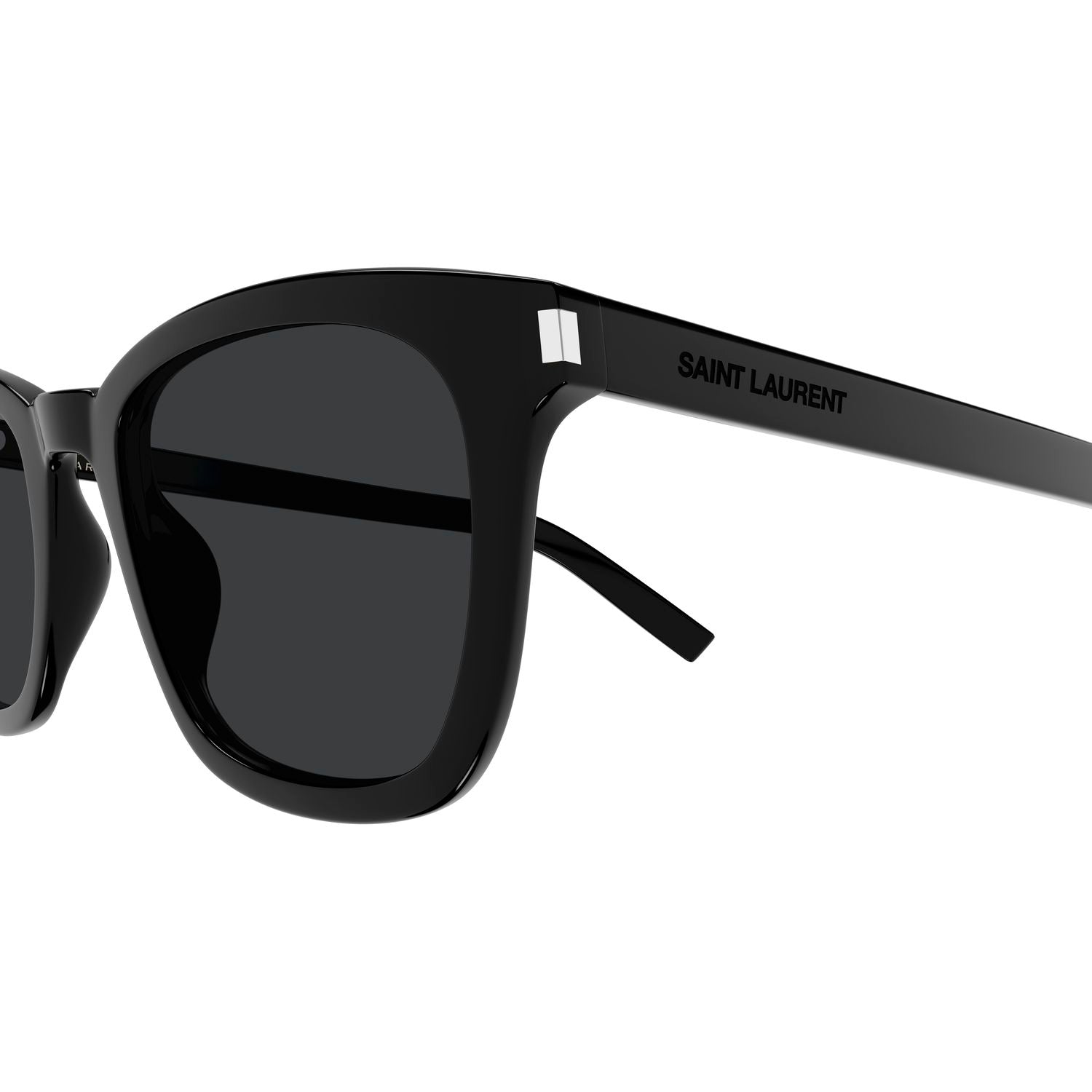 SL 716 Slim Black recycled acetate Sunglasses - Shiny Black