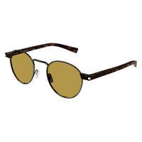 SL 707 Ruthenium metal Sunglasses - Shiny Ruthenium