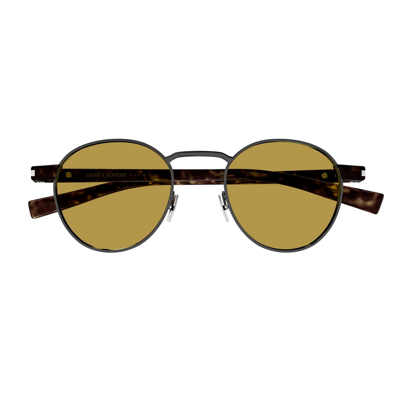 SL 707 Ruthenium metal Sunglasses - Shiny Ruthenium