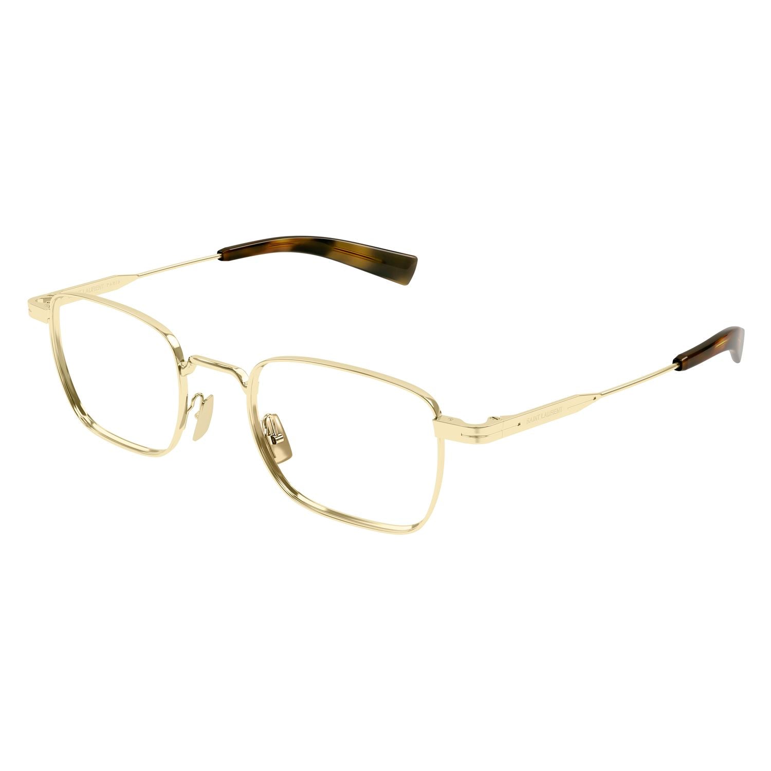 SL 729 Gold metal Optical Frames - Shiny Gold