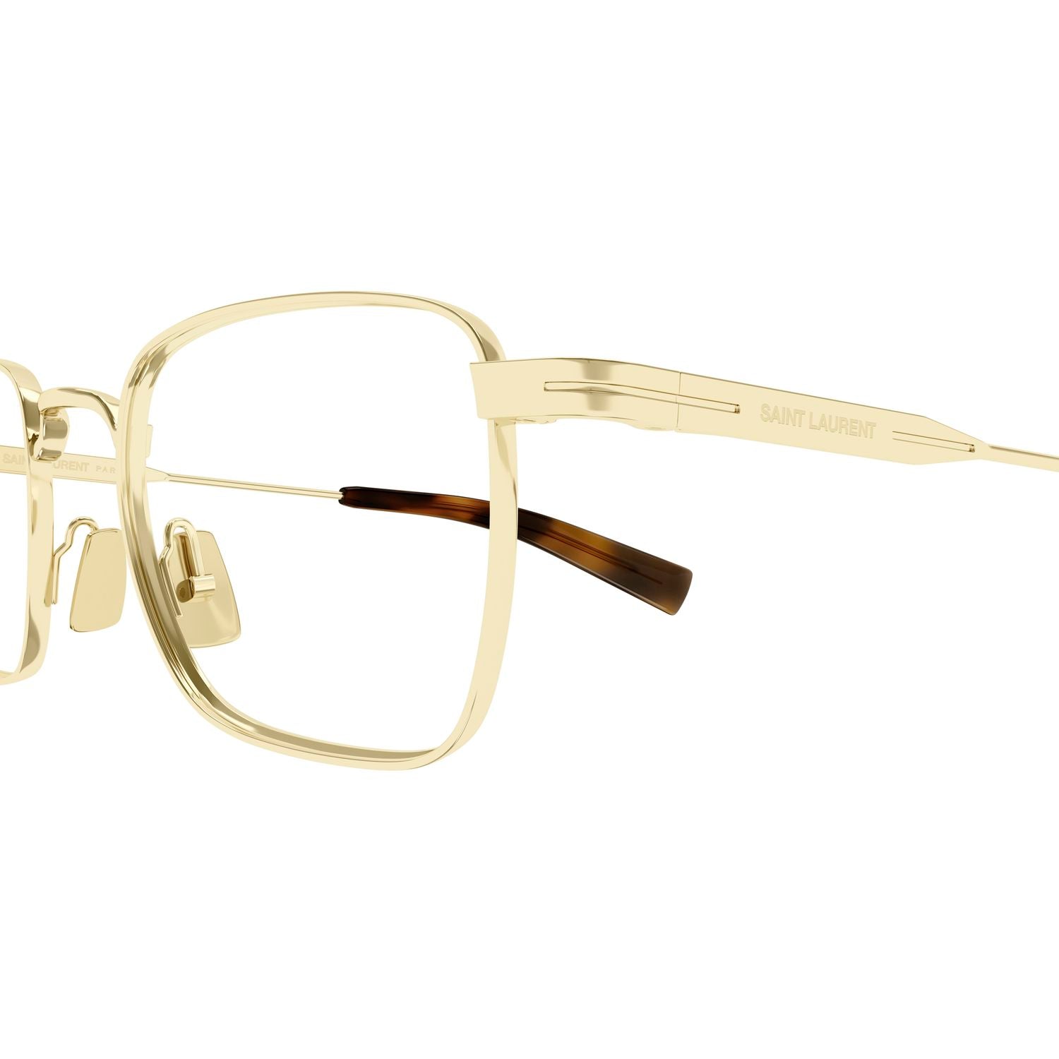 SL 729 Gold metal Optical Frames - Shiny Gold