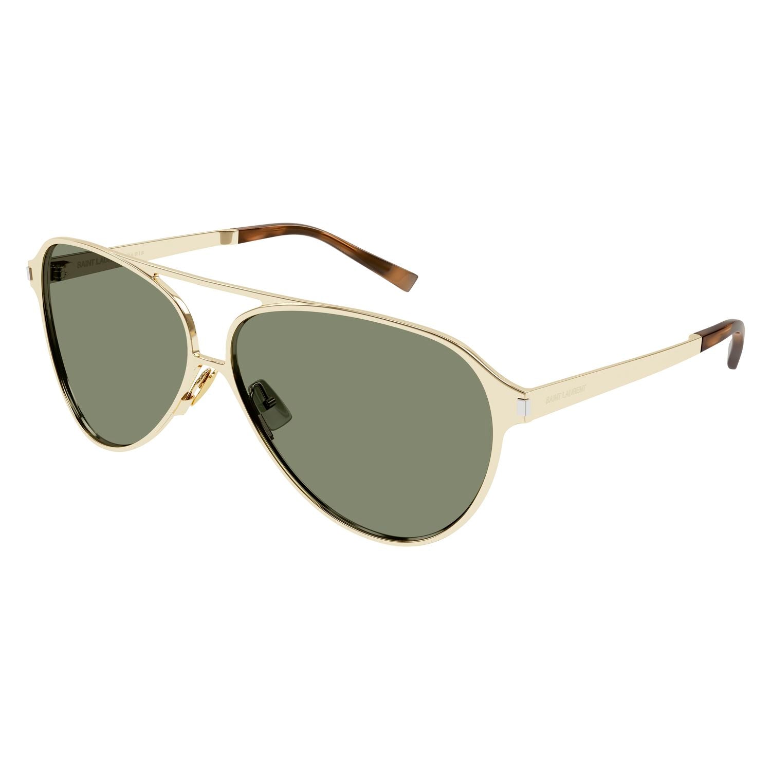 SL 734 Gold metal Sunglasses - Shiny Gold