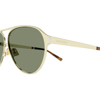 SL 734 Gold metal Sunglasses - Shiny Gold