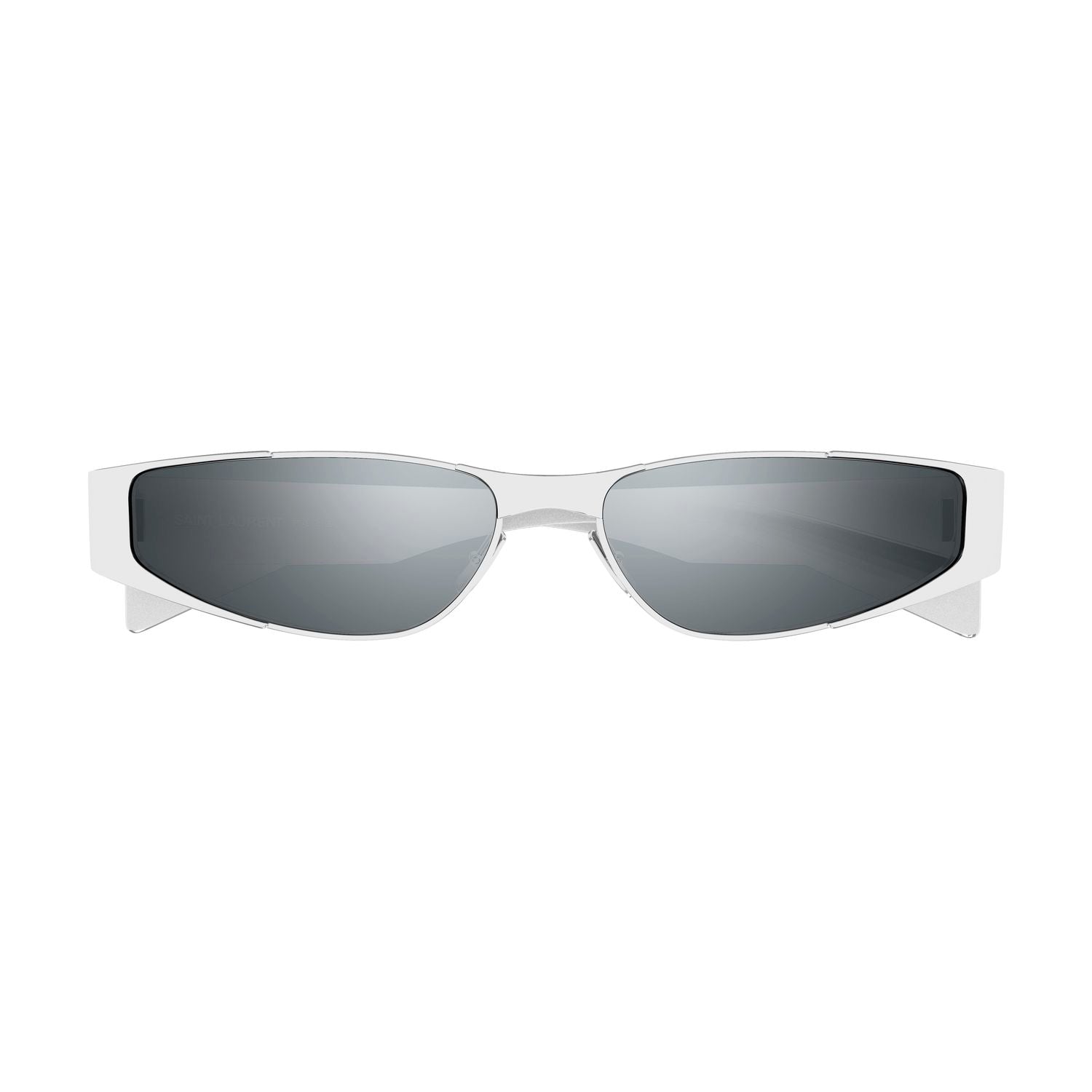 SL 739 Silver metal Sunglasses - Shiny Silver