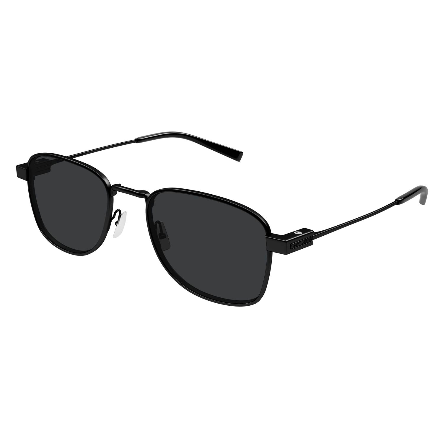 SL 741 Black metal Sunglasses - Semimatte Black