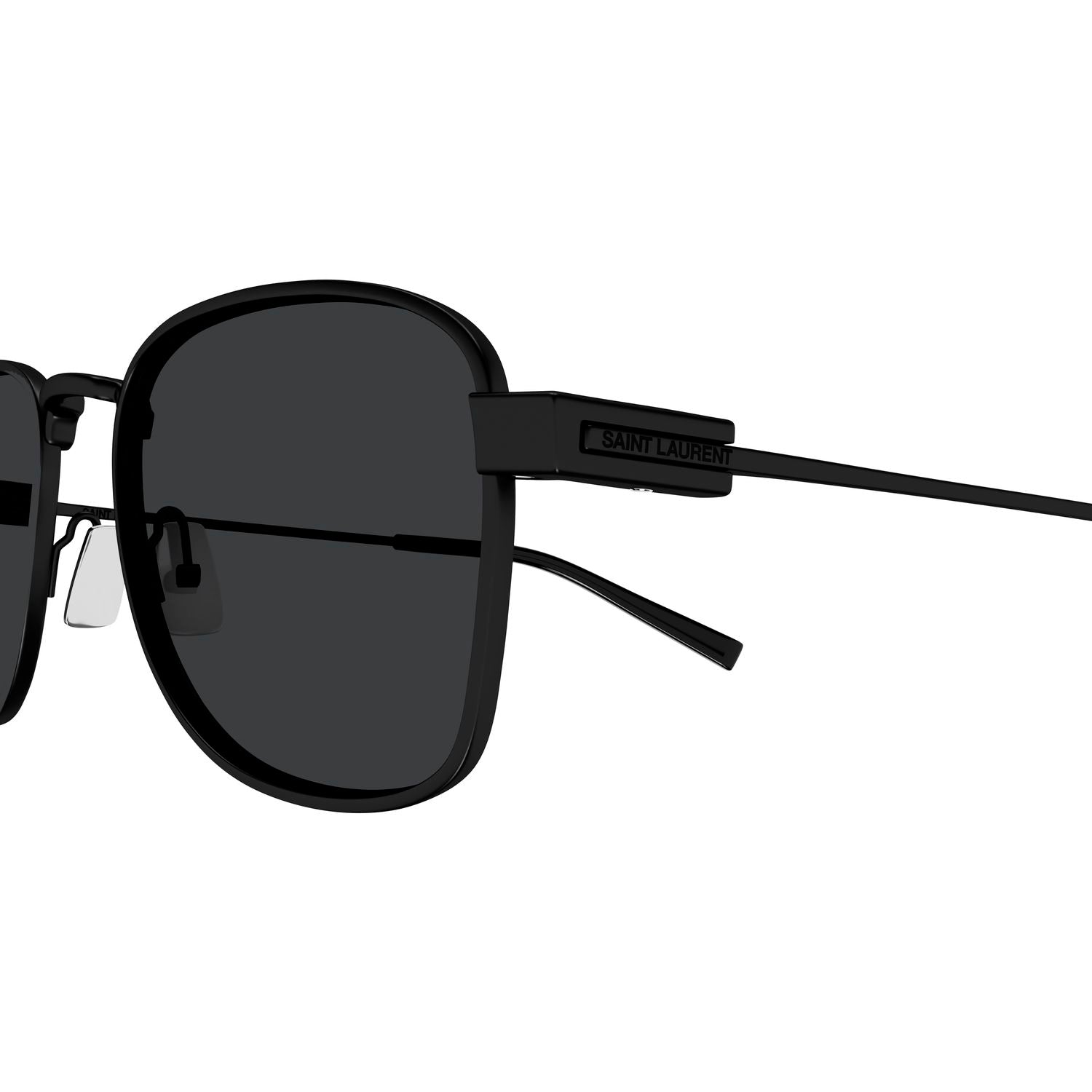 SL 741 Black metal Sunglasses - Semimatte Black