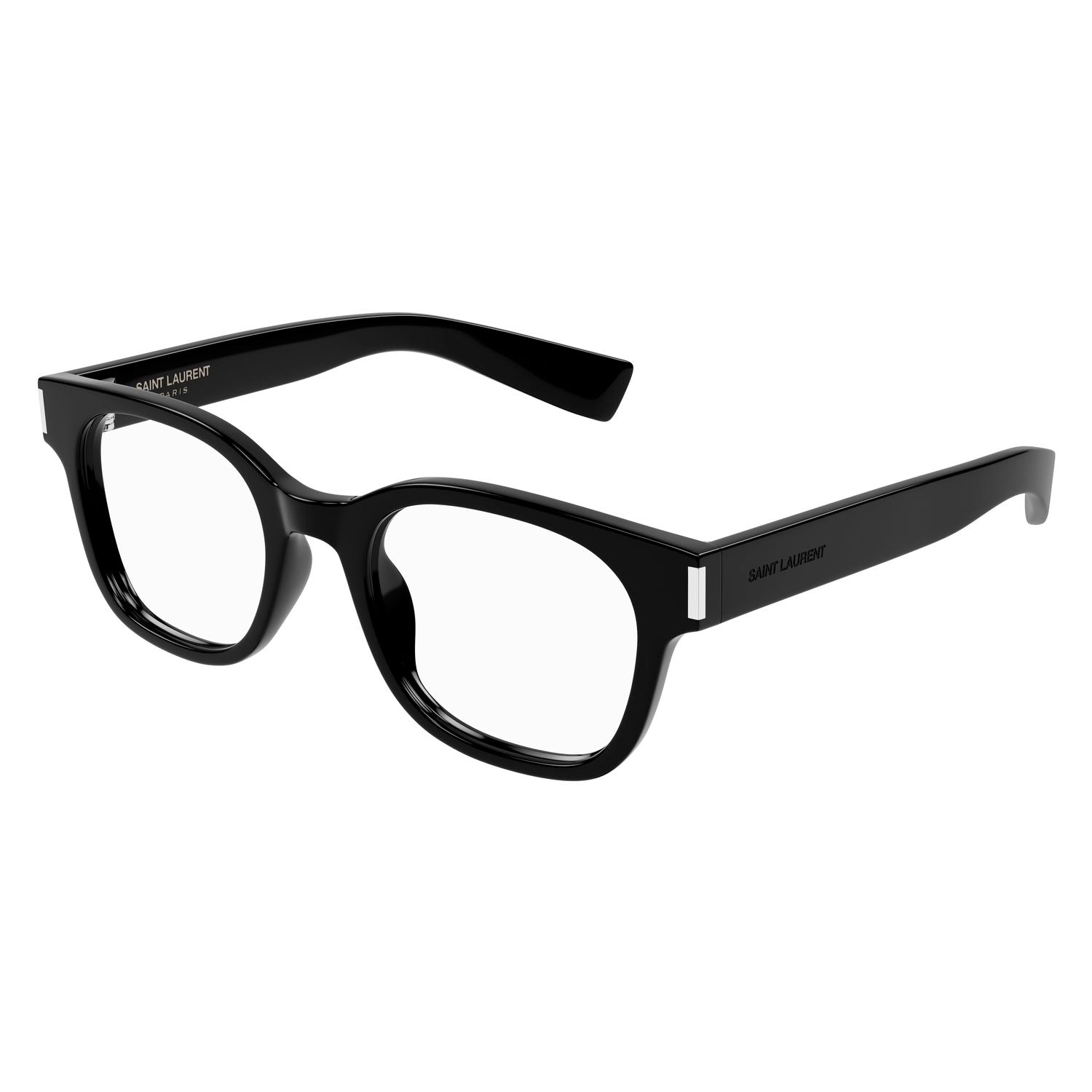 SL 722 Black recycled acetate Optical Frames - Shiny Black