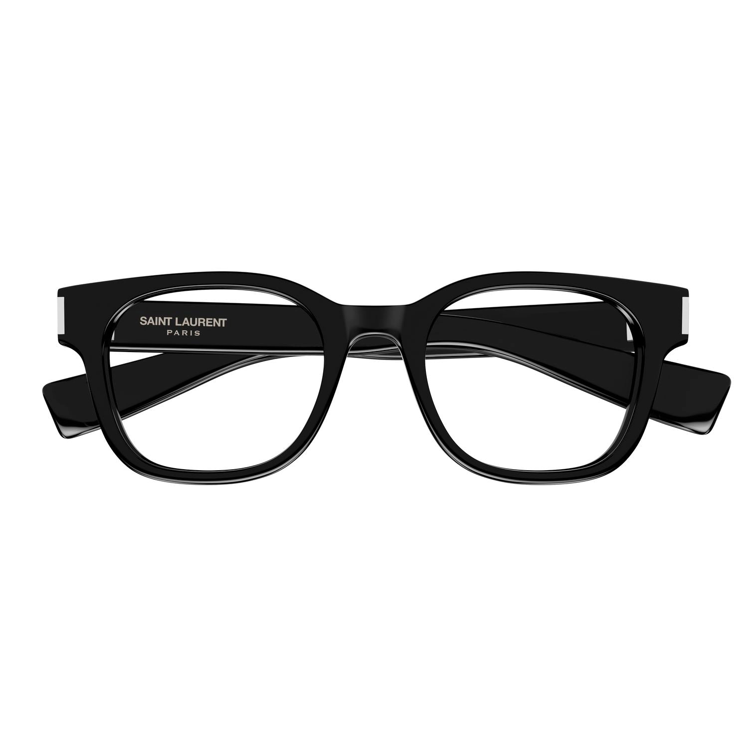 SL 722 Black recycled acetate Optical Frames - Shiny Black