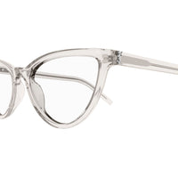 SL M138 Beige recycled acetate Optical Frames - Shiny Transparent Beige