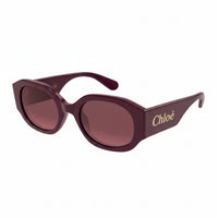 CH0234S Burgundy recycled acetate Sunglasses - Shiny Solid Burgundy