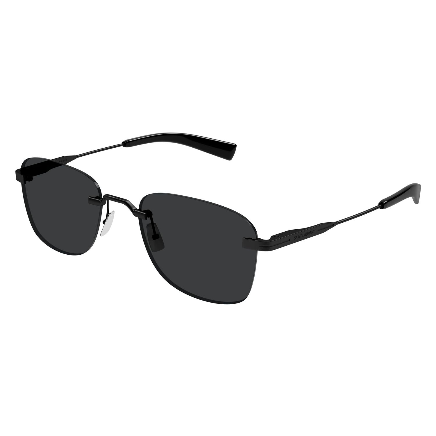 SL 744 Sun Black metal Sunglasses - Semimatte Black