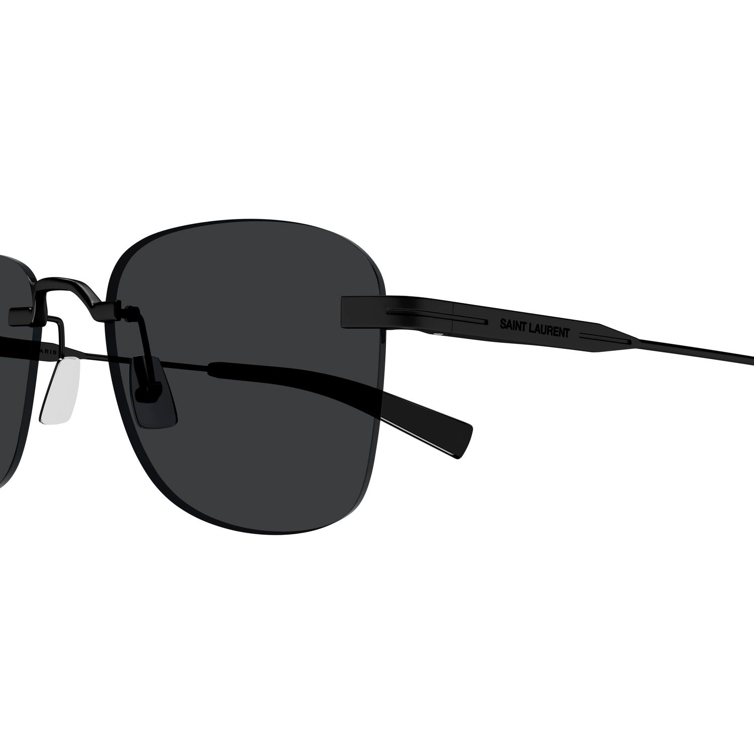 SL 744 Sun Black metal Sunglasses - Semimatte Black
