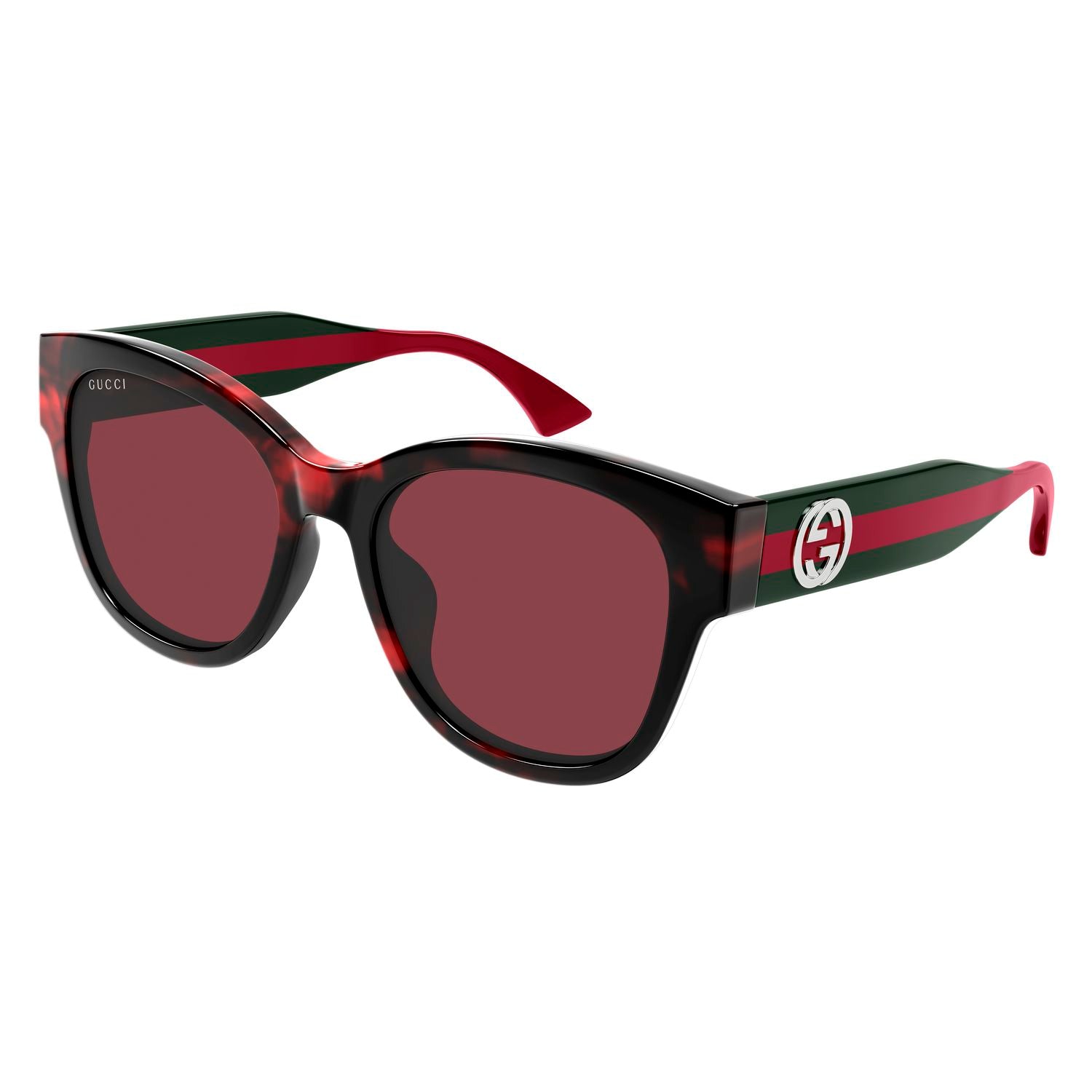GG1866SK Havana recycled acetate Sunglasses - Shiny Havana