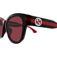 GG1866SK Havana recycled acetate Sunglasses - Shiny Havana