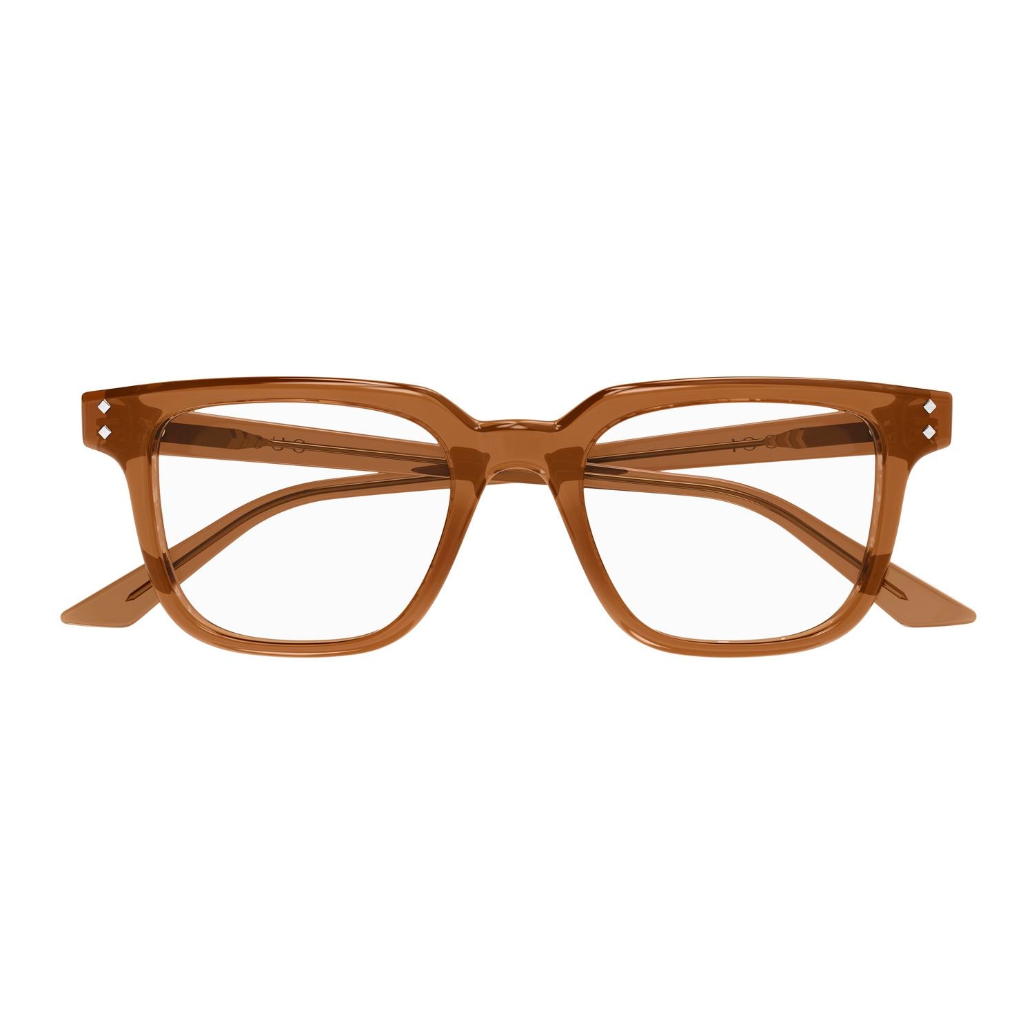 GG1895O Brown recycled acetate Optical Frames - Shiny Transparent Brown