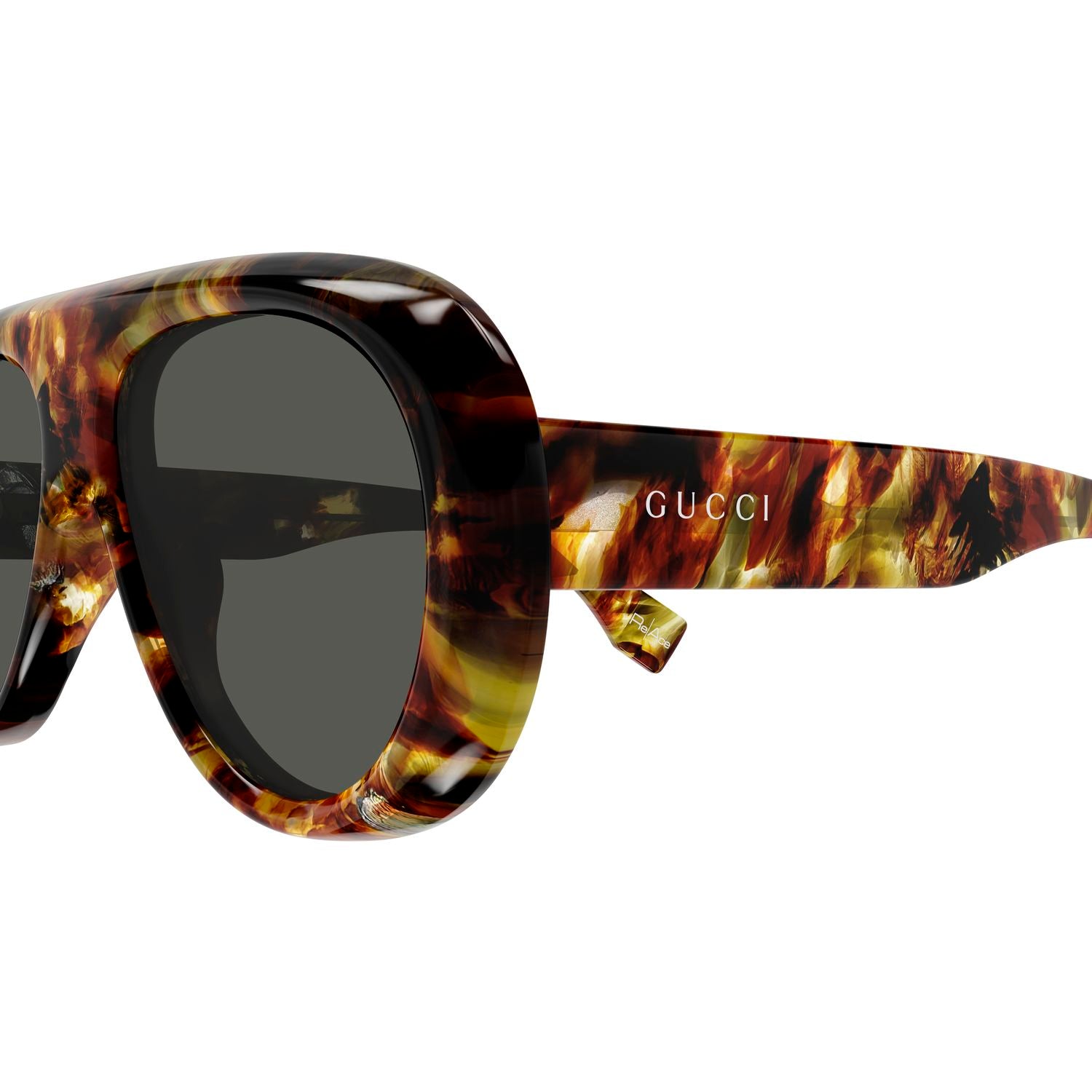 GG1909S Havana recycled acetate Sunglasses - Shiny Havana