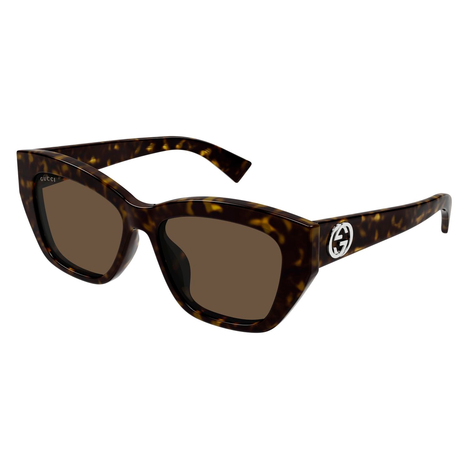 GG1844SA Havana recycled acetate Sunglasses - Shiny Havana