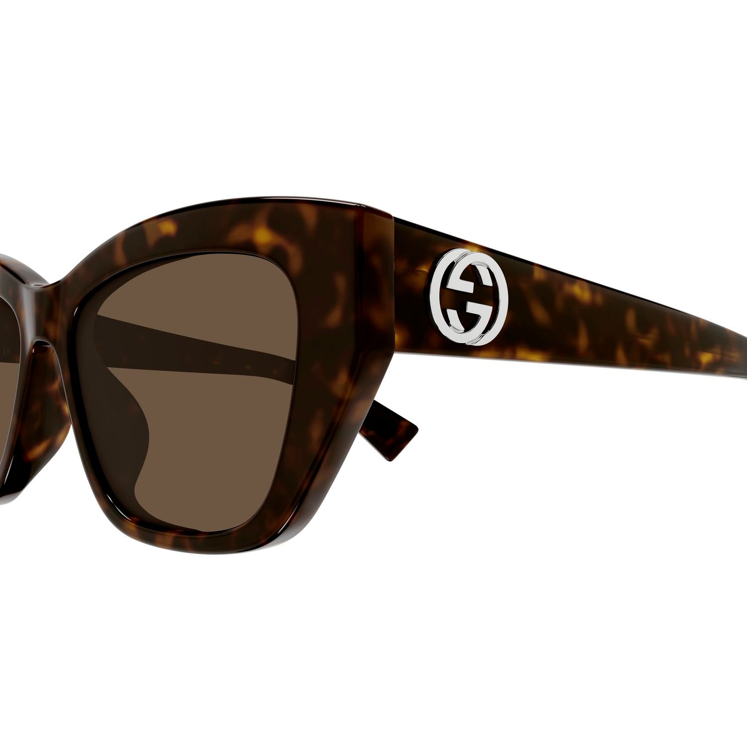 GG1844SA Havana recycled acetate Sunglasses - Shiny Havana
