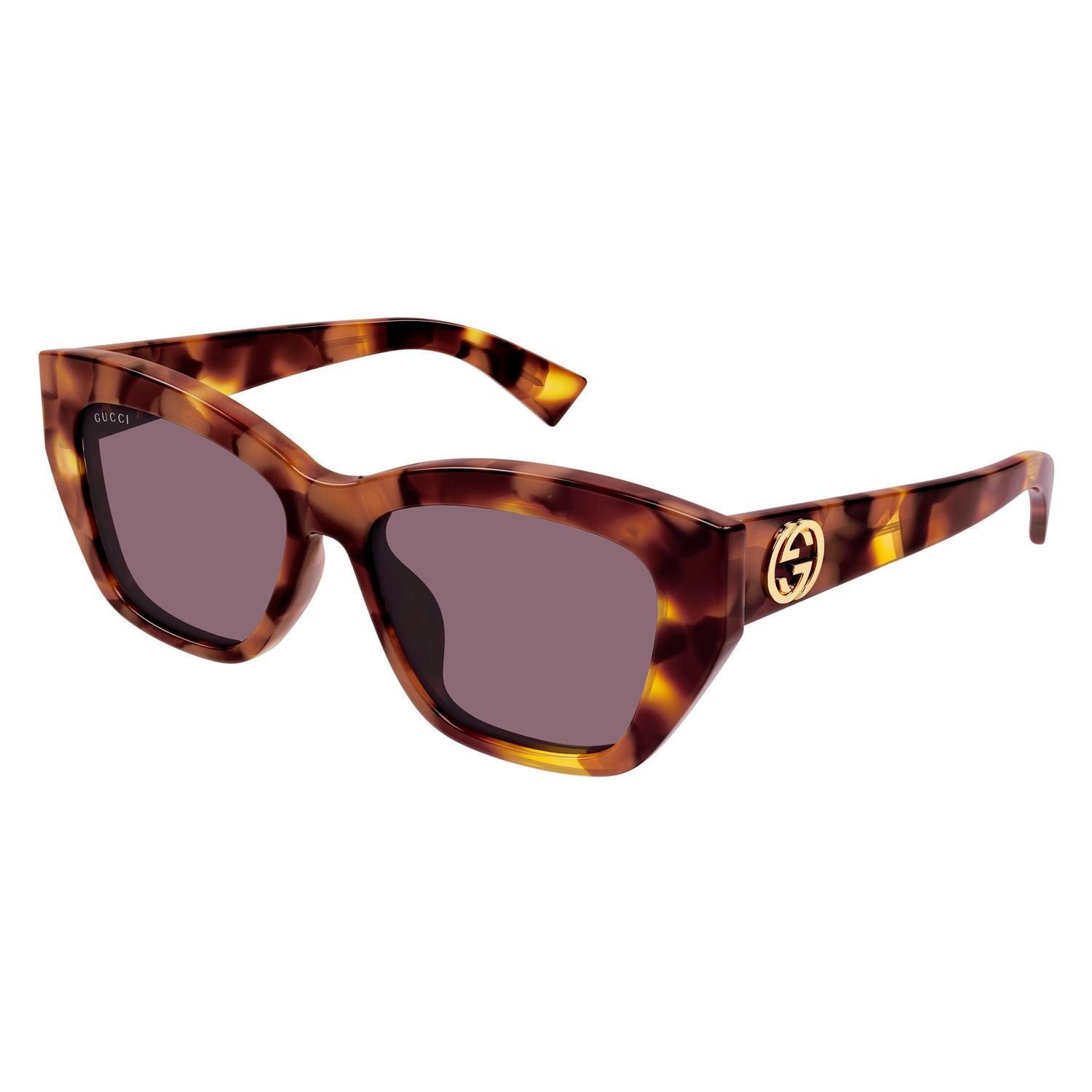 GG1844SA Havana recycled acetate Sunglasses - Shiny Havana