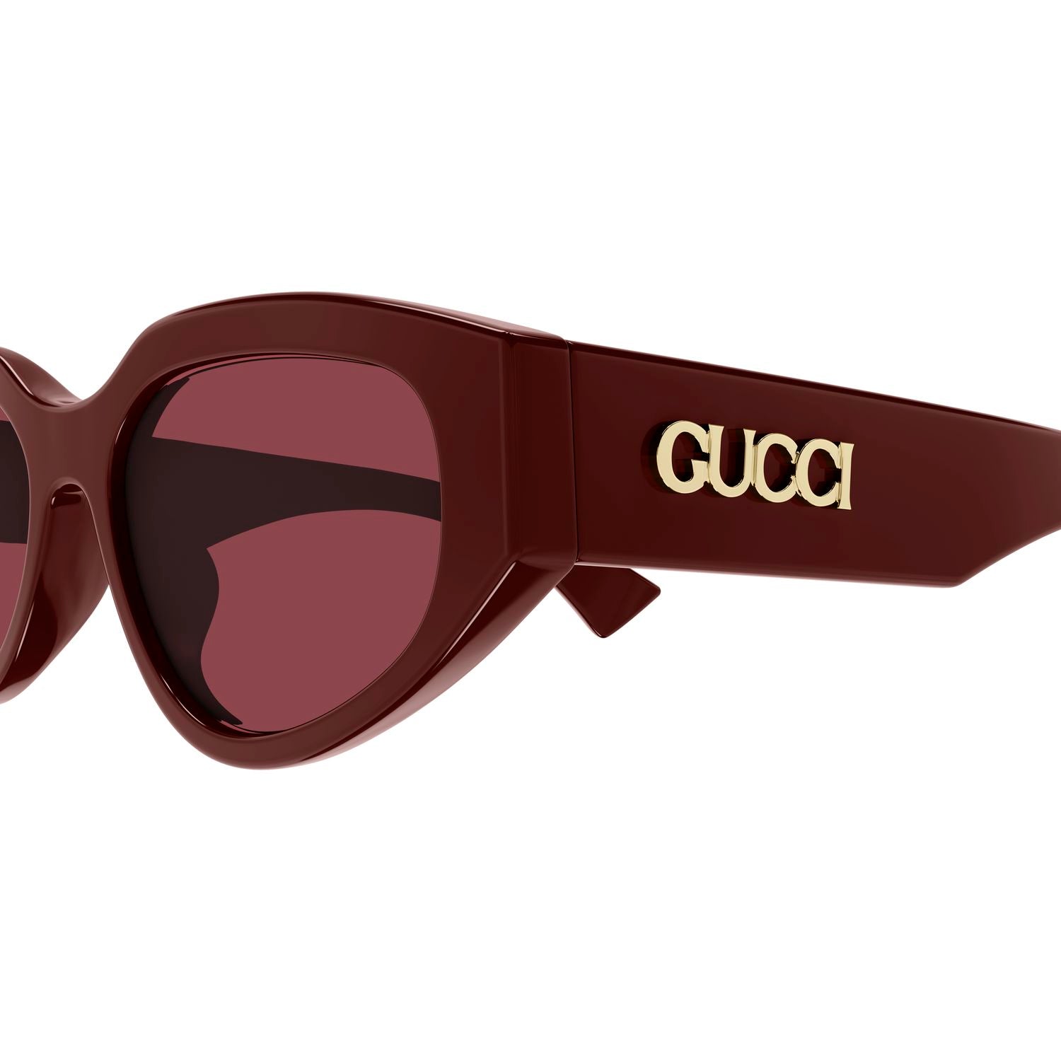 GG1845SA Burgundy recycled acetate Sunglasses - Shiny Burgundy