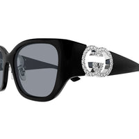 GG1912SA Black injection Sunglasses - Shiny Black