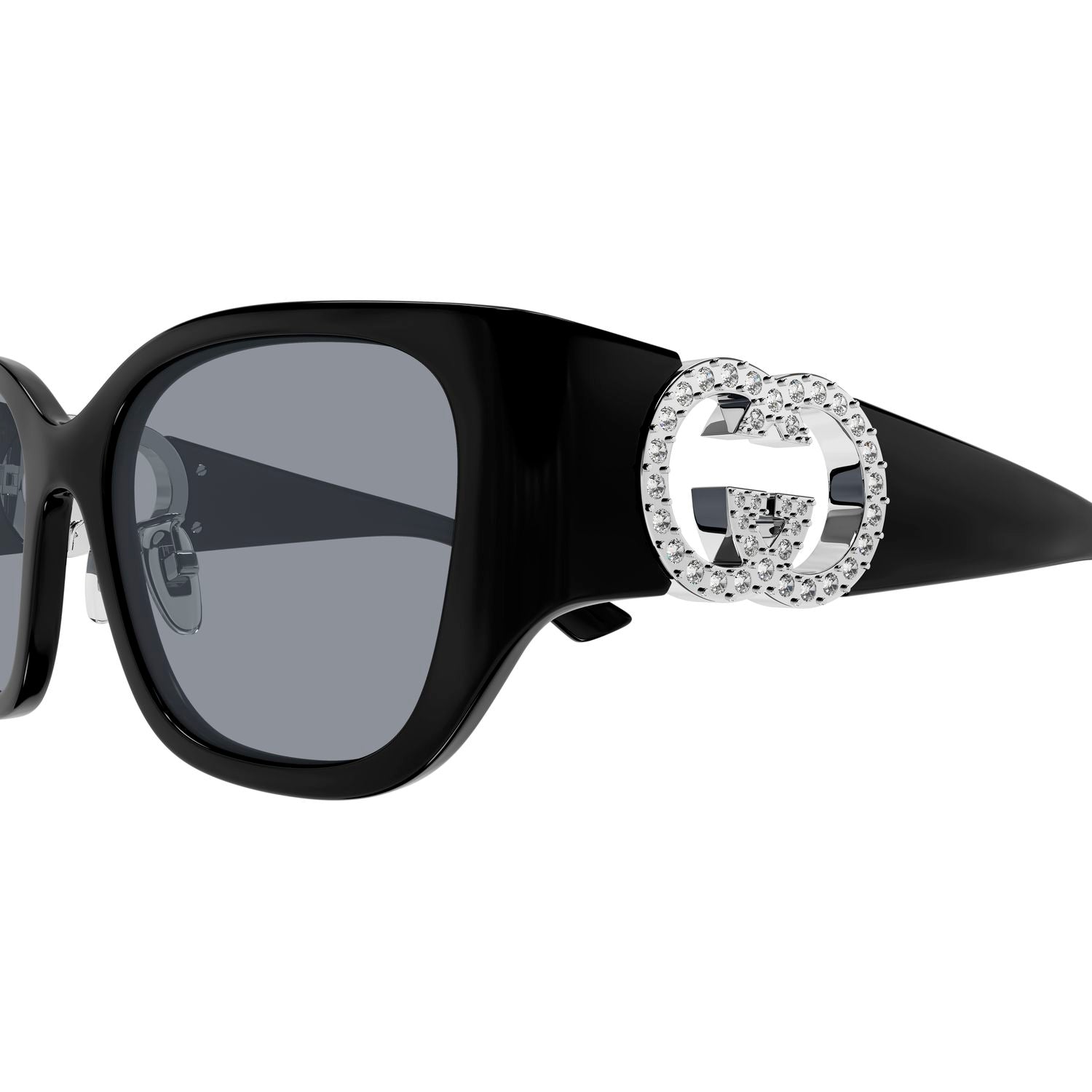 GG1912SA Black injection Sunglasses - Shiny Black