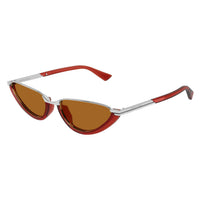 BV1346S Red recycled acetate Sunglasses - Shiny Transparent Red