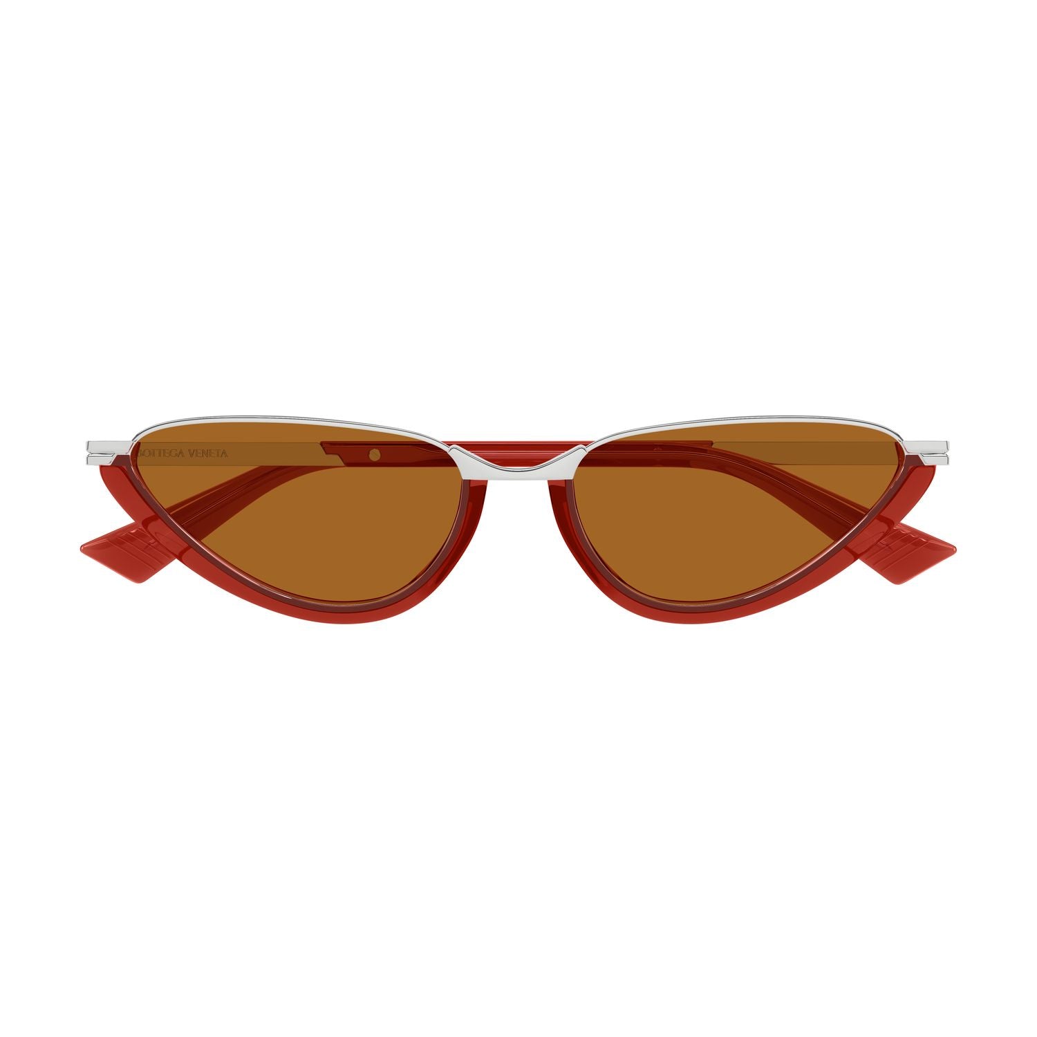 BV1346S Red recycled acetate Sunglasses - Shiny Transparent Red
