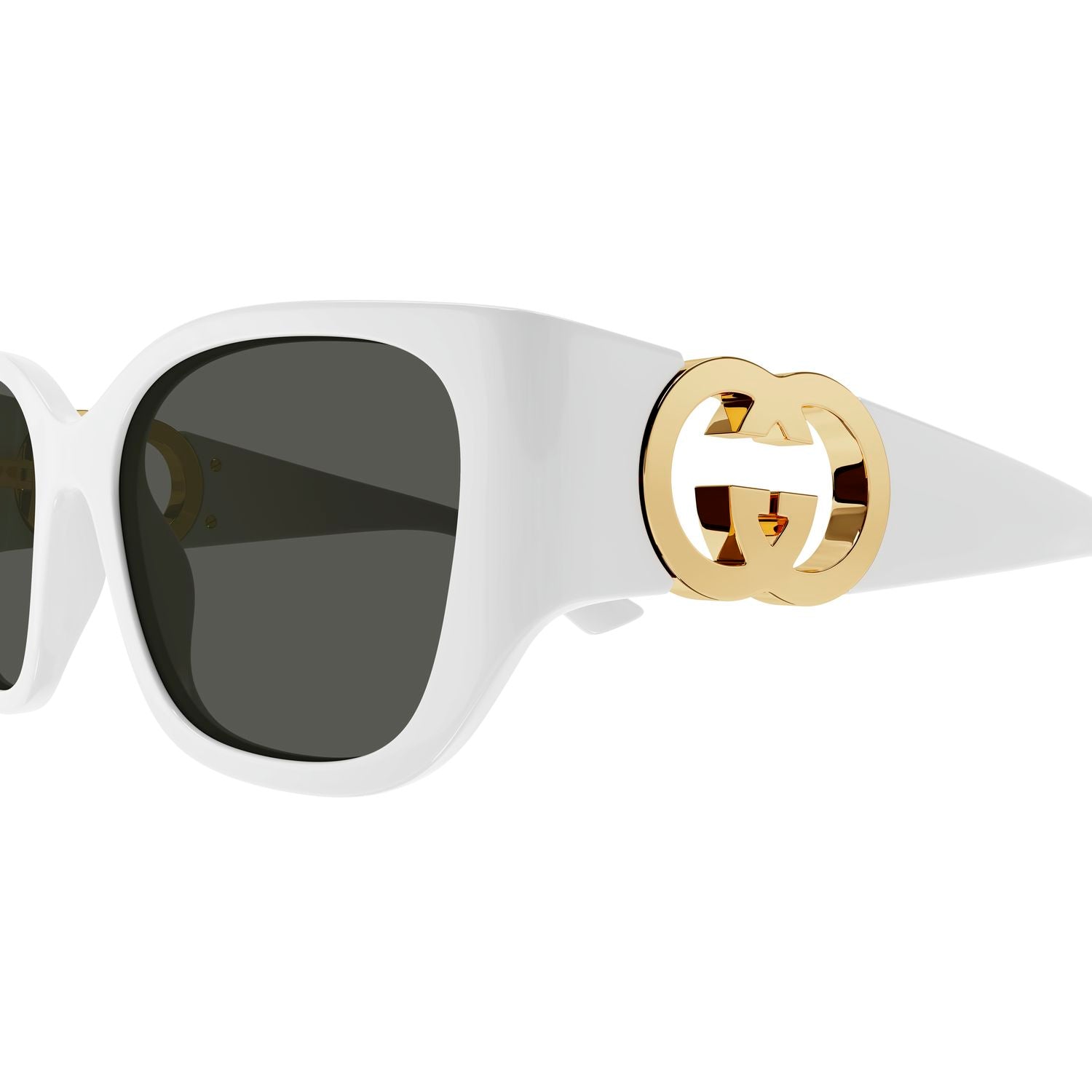 GG1911S White injection Sunglasses - Shiny White
