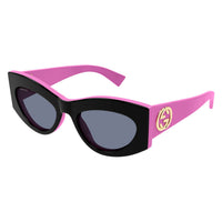 GG1843S Black recycled acetate Sunglasses - Shiny Black