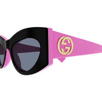 GG1843S Black recycled acetate Sunglasses - Shiny Black