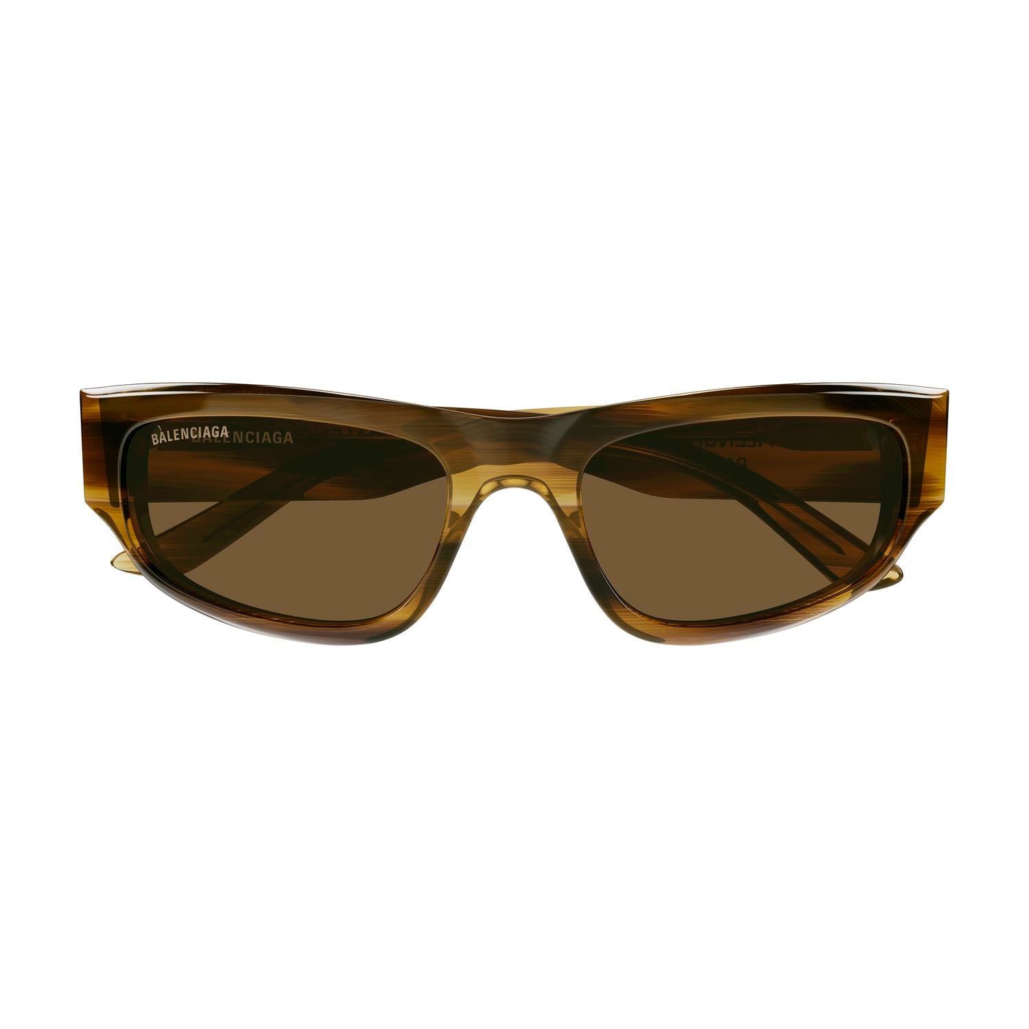 BB0388S Brown recycled acetate Sunglasses - Shiny Brown