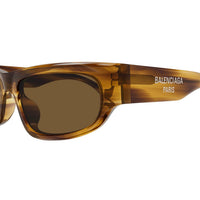BB0388S Brown recycled acetate Sunglasses - Shiny Brown