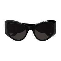 BB0393S Black recycled acetate Sunglasses - Shiny Black